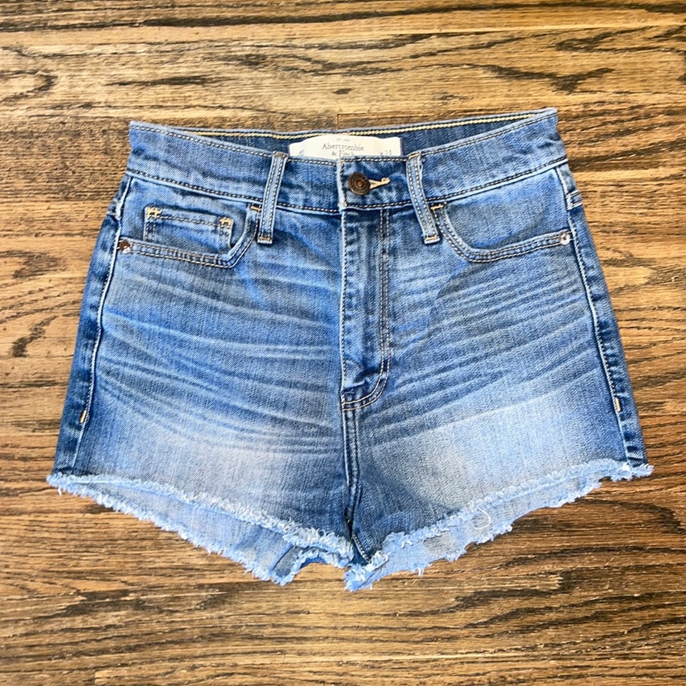 Womens Abercrombie & Fitch Jean Shorts